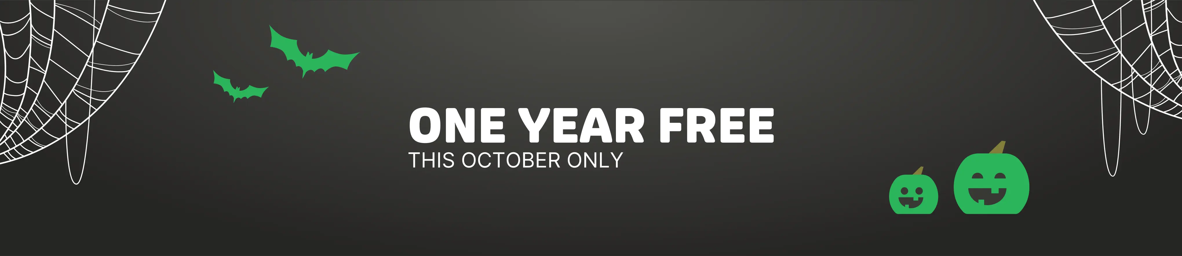 Halloween themed TopiBowl graphic for an ongoing promotion. This October only, 1 YEAR FREE trial